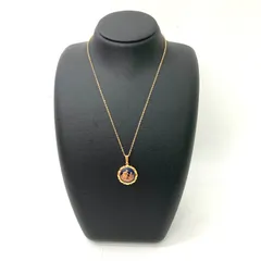 【LIMOGES】リモージュ ネックレス ゴールドカラー アクセサリー☆①のサムネイル