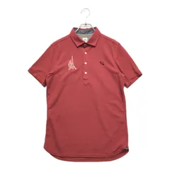 中古 メンズ キャロウェイ Callaway 半袖ポロシャツ L ピンク シンプル ストレッチ