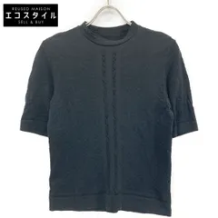 Mame Kurogouchi マメクロゴウチ ﾌﾞﾗｯｸ Landscape Graphic ｼｱｰﾆｯﾄ ｸﾙｰﾈｯｸﾄｯﾌﾟｽ 2