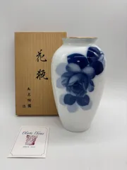 2026年最新】大倉陶園 ブルーローズ 花瓶の人気アイテム - メルカリ