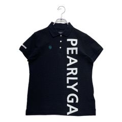 サイズ4☆PEARLY GATES☆日本製シアサッカー半袖ポロシャツ T3240