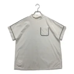 中古 レディース プーマ PUMA 半袖シャツ S 白 ホワイト  モックネックカットソー