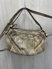 【441301077302】DOLCE&GABBANA ドルガバ パイソン ショルダーバッグ ヘビ革のサムネイル