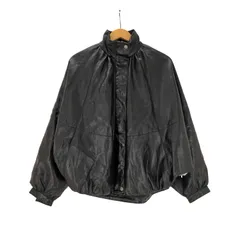 ザラ ZARA COLLECTION FAUX LEATHER BOMBER JACKET フェイクレザー ボンバー ジャケット レディース import：S 