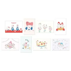 トコロコムギ × サンリオ コラボ ポストカード 8種類セット
