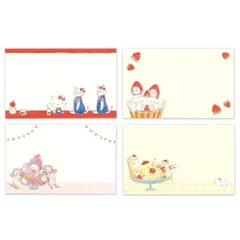 トコロコムギ × サンリオ ミニメッセージカード 4種類セット