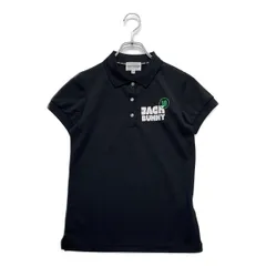 中古 レディース ジャックバニー Jack Bunny!! 半袖ポロシャツ 0(S) 黒 ブラック