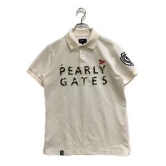 PEARLY GATES ポロシャツ 半袖 ホワイト サイズ7 - メルカリ