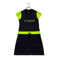 新品未使用　V TWELVE NEON ONE-PIECE ネイビー サイズ2 V TWELVE NEON ONE-PIECE ネイビー サイズ2 - メルカリ