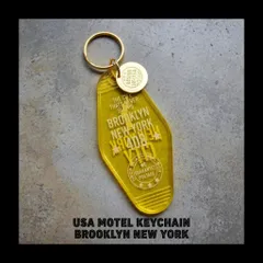 【USA】復刻 ニューヨーク ビンテージ ホテル モーテル キーホルダー レトロ モーテル 雑貨 アメリカ かっこいい おしゃれ 雑貨 アメリカン雑貨 アメリカン   : USMO-004CLYE