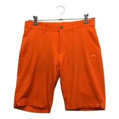 中古 メンズ デサントゴルフ DESCENTE GOLF ハーフパンツ L オレンジ  ストレッチ