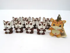 現状品 ウルトラマン 円谷プロ チャメゴン 8個 指人形 ソフビ 怪獣ブースカ フィギュアキーホルダー タグ付き おまとめセット