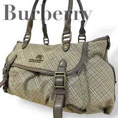 ☆★BURBERRY BLUE LABEL　バーバリーブルーレーベル★トートバッグ　肩掛け　チェック柄　ロゴ　レディース★♯2402