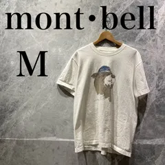 【美品】mont･bell Tシャツ M ホワイト 白 クマ イラスト 夏