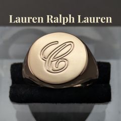 Ralph Lauren シグネットリング 11号 英国 ラルフローレン - メルカリ