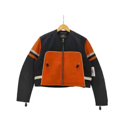 ハーレーダビッドソン HARLEY-DAVIDSON クロップド ナイロン レーシング ジャケット メンズ import：M 