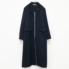 ◎STELLA McCARTNEY ステラマッカートニー ロングコート チェスターコート ウール ブラック ハンガリー製 36 b00969のサムネイル