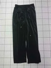 ◇ Θ ディスコート DISCOAT ベロアイージーパンツ ブラック系 S レディース E  【1603020002192】