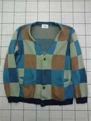 ◇ Θ サニーレーベル Sonny Label アーバンリサーチ LAJA34-12S003 チェック柄カーディガン メンズ M E  【1603020002093】