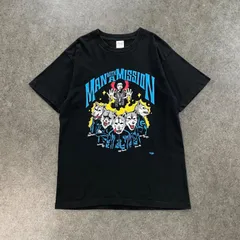 MAN WITH A MISSION  マンウィズアミッション Tシャツ ジミー・ヘンドリックス博士 ジミヘン グラフィック プリント ブラック 黒