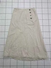 ◇ Θ ユナイテッドアローズ グリーンレーベルリラクシング 3624-167-1914 ベージュ系スカート レディース E  【1603020003878】