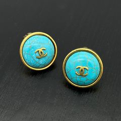 LOUIS VUITTON 希少 ピアス ターコイズ ロデオ ストーン - メルカリ