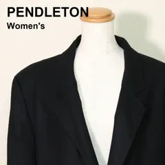 PENDLETON ペンドルトン 1B テーラードジャケット ブレザー 100% Virgin Wool 実寸L相当 ブラック USA製 ヴィンテージのサムネイル