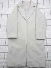 ◇ ⊇ ミッシュマッシュ MISCH MASCH ウール混チェスターコート Mサイズ ライトグレー系 レディース E  【1603090032662】のサムネイル