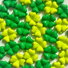 【s183】1セット 6個入り 90円 クローバー🍀 デコパーツ ホイップデコ ハンドメイド 資材