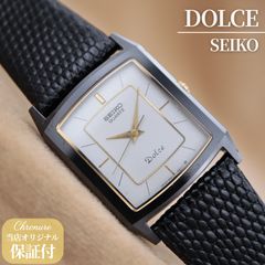 B14 希少 稼動品 SEIKO DOLCE レクタンギュラー80年代 - メルカリ