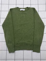 ◇ ⊇ アーバンリサーチ URBAN RESEARCH lab ケーブル編みニットセーター グリーン系 メンズ Free E  【1603160005350】