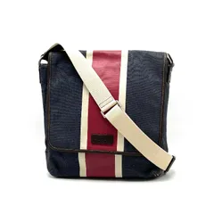 【中古】良品 COACH コーチ ロゴ キャンバス ショルダー バッグ fY11192A