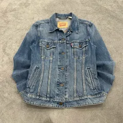 M リーバイス レディース デニムトラッカージャケット