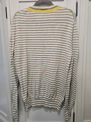 ボーダー柄 ニット 長袖 Tシャツ