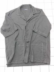 ◇ ⊂ ビームスハート BEAMS HEART オープンカラーシャツ ブラック系 メンズ M E  【1603160011238】