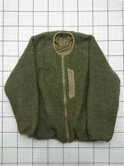 ◇ ⊇ ジップファイブ ZIP FIVE ボアフリースジャケット カーキ系 Lサイズ メンズ E  【1603160012310】