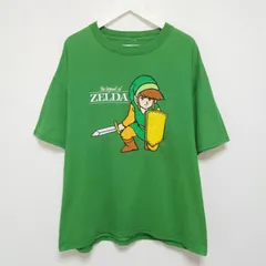 XL 00s ZELDA ゼルダの伝説 Tシャツ フルーツオブザルーム 任天堂のサムネイル