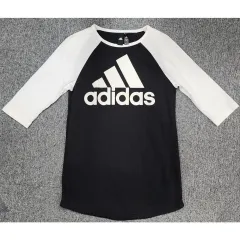 アディダス 3本線 ラグラン ロングスリーブ Tシャツ XS