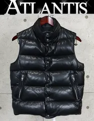 CHROME HEARTS 新宿店 クロムハーツ STIFF レザー ベスト クロスボタン