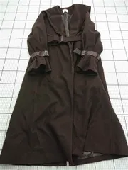 ◇ ⊇ ムルーア MURUA ベルト付きロングコート ダークブラウン系 レディース Mサイズ E  【1603230011717】