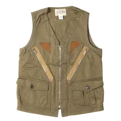 FREEWHEELERS フリーホイーラーズ ベスト オリーブ サイズ:34(XS) | シビリアンモデル ミリタリー フライトベスト | トップス【メンズ】【中古】のサムネイル