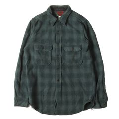 激レア FREEWHEELERS ガスリー ウールチェック ブラック ネイビー
