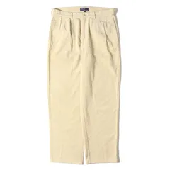 POLO Ralph Lauren ポロ ラルフローレン パンツ クリーム サイズ:35 | 人気カラー | 90s 太畝 コーデュロイ ツータック パンツ (POLO CORDS) | ボトムス ズボン【メンズ】【中古】