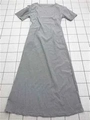 ◇ ⊂ グレイル GRL SM36 チェック柄半袖ロングワンピース レディース E  【1603230022386】