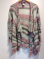 M19 M＆KYOKO  トップス　マルチカラー　ボーダー　立体的な風合い