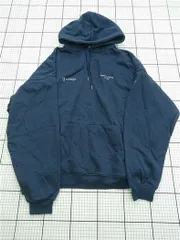 ◇ ⊇ クーロ COURO カレッジロゴ刺繍パーカー ネイビー系 Lサイズ メンズ E  【1603230023987】のサムネイル
