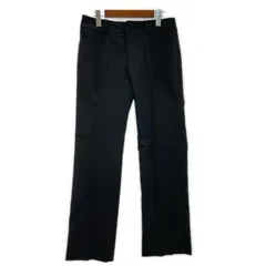 EMMA JAMES エマジェイムス センタープレス ストレートパンツ size11/ブラック