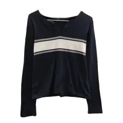 COMME CA ISM 꼼사이즘 ヴィンテージ Y2K バイカラー ブラック 長袖 Tシャツ M