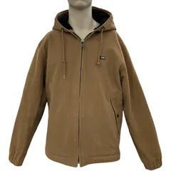 186000 現状品 VANS バンズ ジャケット フードジャケット キャンバス生地 裏ボア L キャメル メンズのサムネイル