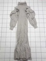 ◇ ⊇ ワンピース AnMILLE （アンミール）ニットロングワンピース グレー系 サイズ表記なし レディース E  【1603230029484】